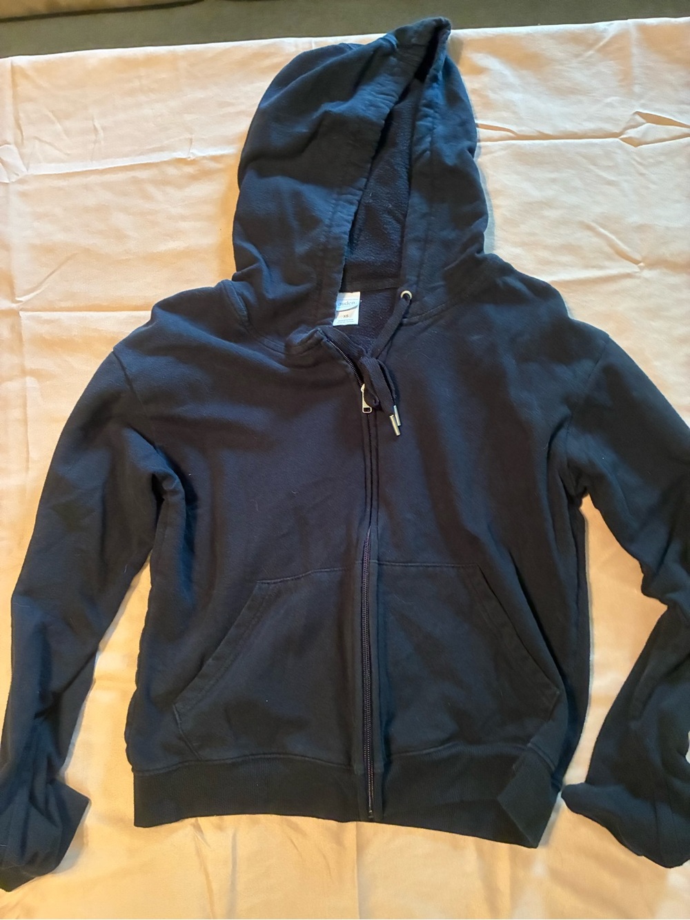 Women’s Black Full-Zip Hooded Jacket